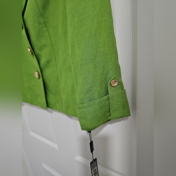 💚 Tahari Arthur S. Levine Green Blazer – NWT 💚 - Picture 8 of 13